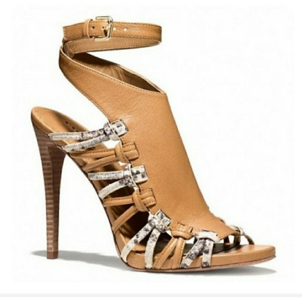 Coach Jody Python Print Heels - image 1